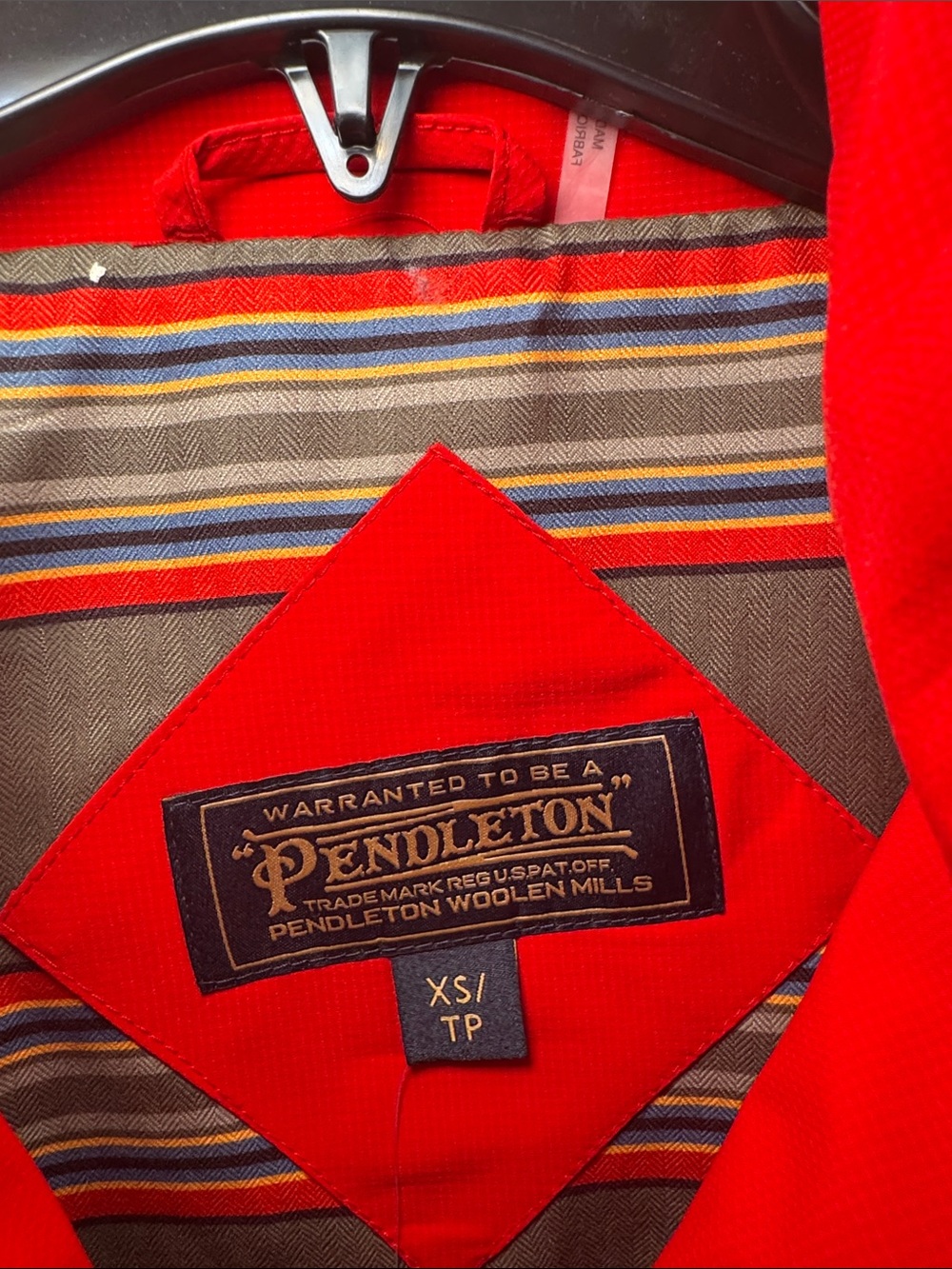 Pendleton Red Utility Zip Jacket - Picture 2 of 5